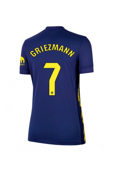 Atletico Madrid Antoine Griezmann #7 Jalkapallovaatteet Naisten Vieraspaita 2025-26 Lyhythihainen Atletico Madrid Antoine Griezmann #7 Jalkapallovaatteet Naisten Vieraspaita 2025-26 Lyhythihainen